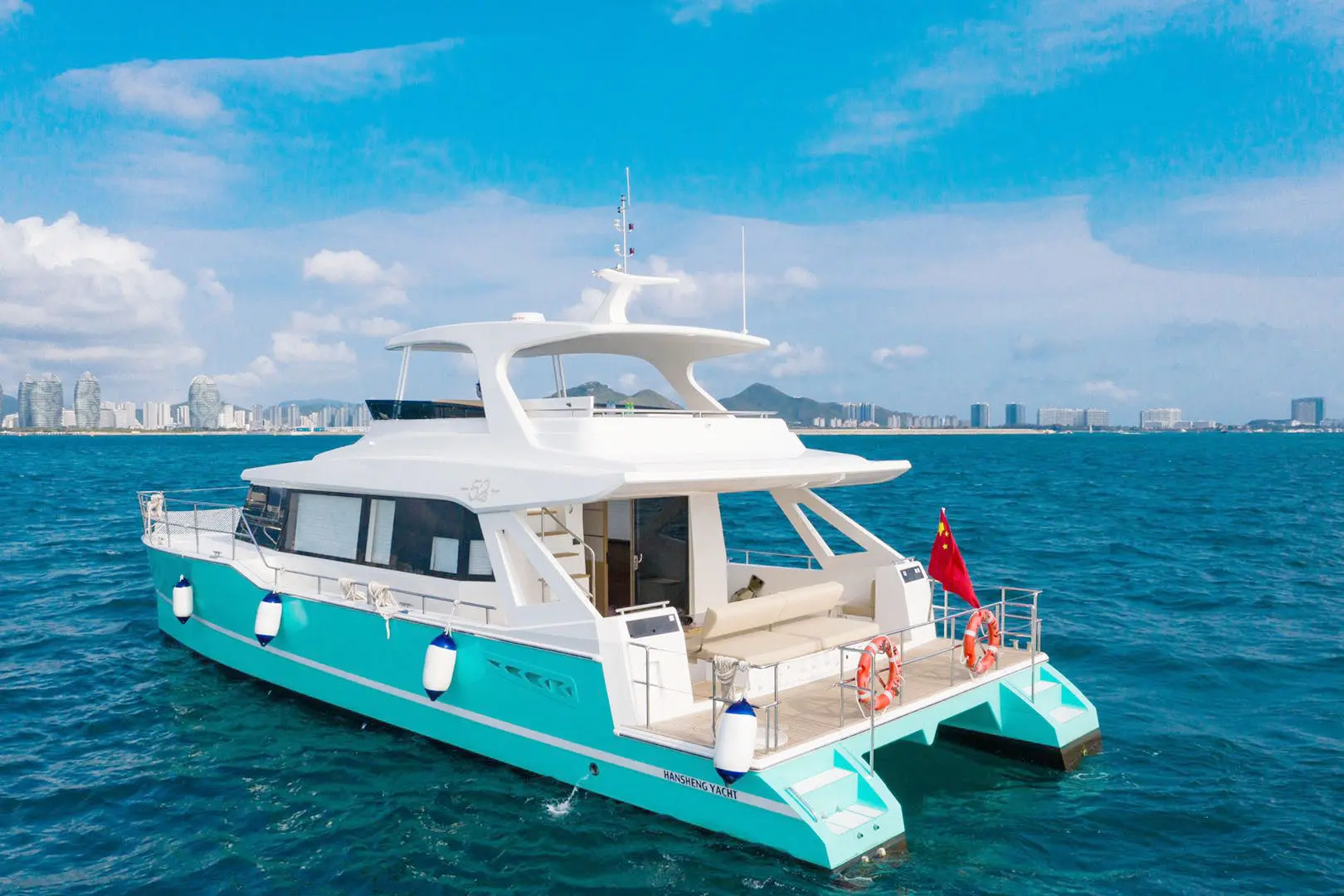 HanSheng 53 Catamaran Flybridge